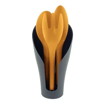 Jogo Jardinagem Cocoon Tramontina Amarelo com Contenedor Grafite 1